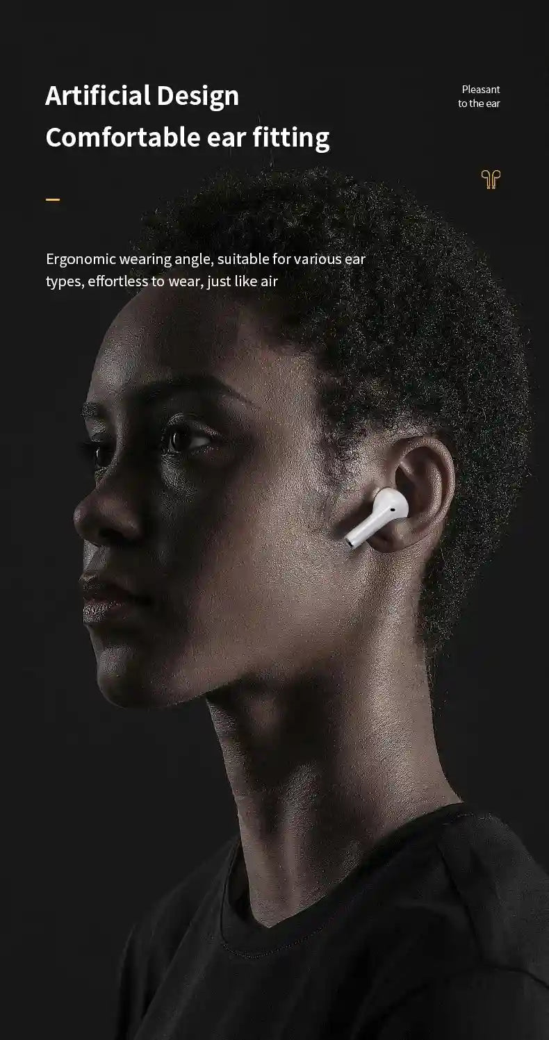 Tidesmit Wireless Bluetooth Earbuds - Waterproof Sport Headphones Black Tidesmit