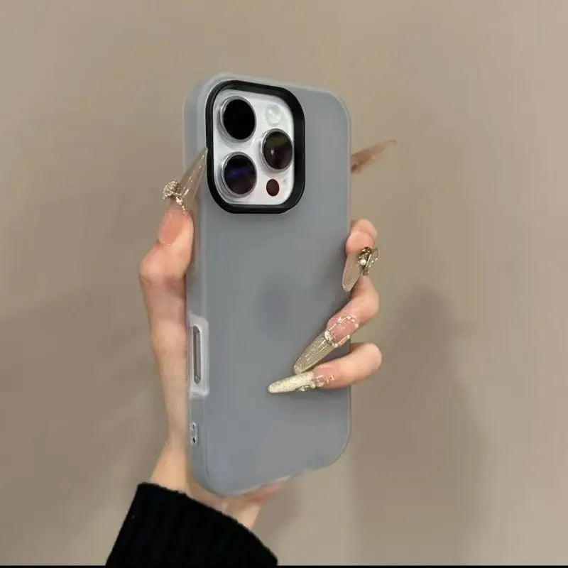 iPhone 17 Pro Max Case Soft Matte Silicone Shockproof Slim Fit Cover Black Tidesmit
