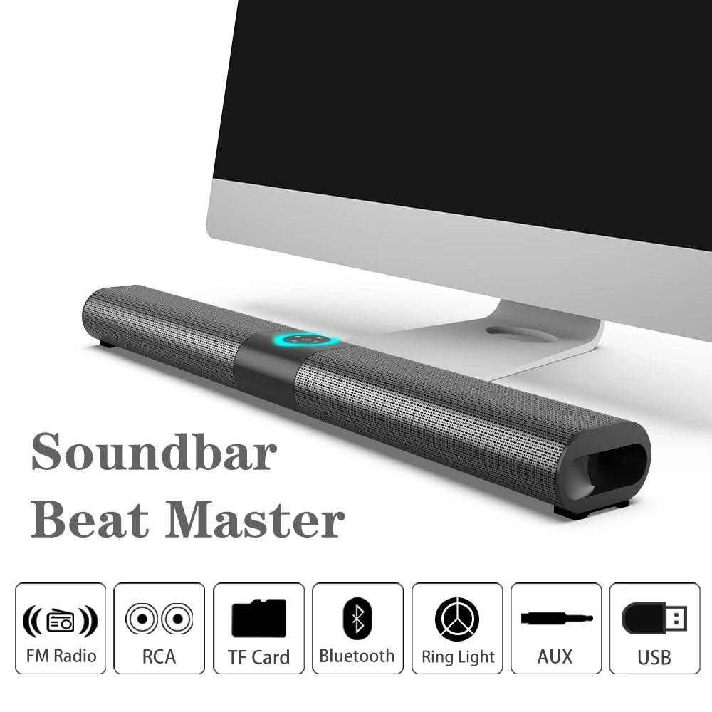 Wireless Bluetooth Sound Bar Speaker System Super Power Sound Speaker Wired Wireless Surround Stereo Home Theater TV Projector
