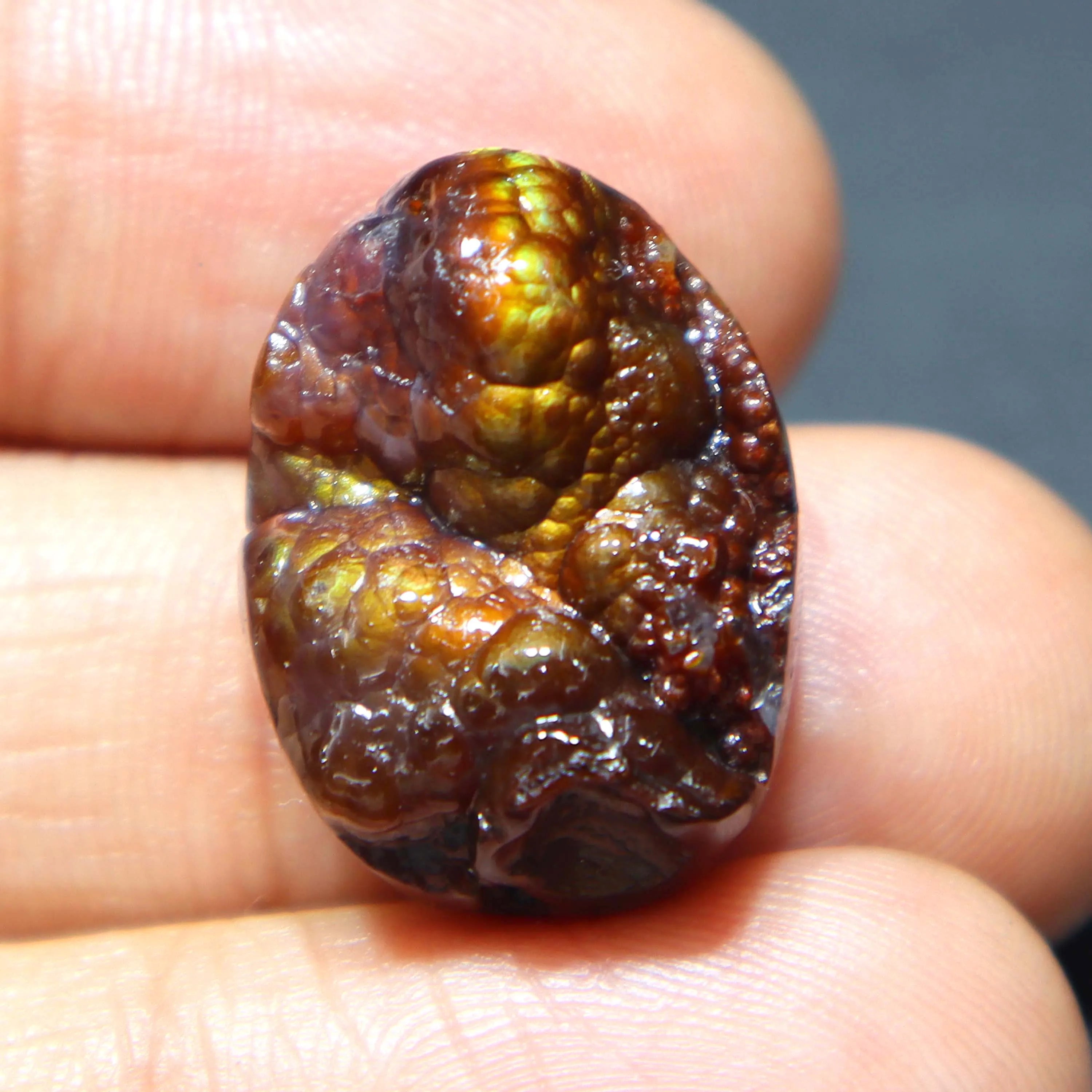 Rare Mexican Fire Agate Loose Stone Cabochon Unique Fire Agate Handmade Jewelry Fire Agate Cabochon Polished for Jewelry Making