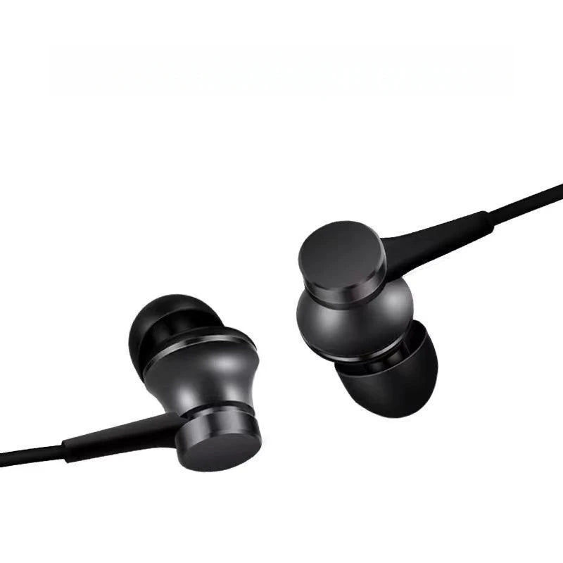 Wired Earbuds with Microphone: Deep Bass In-Ear Headphones Black Tidesmit