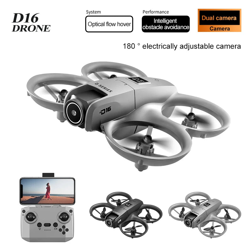 Mini GPS Camera Drone with 8K Dual Lens & Obstacle Avoidance Tidesmit
