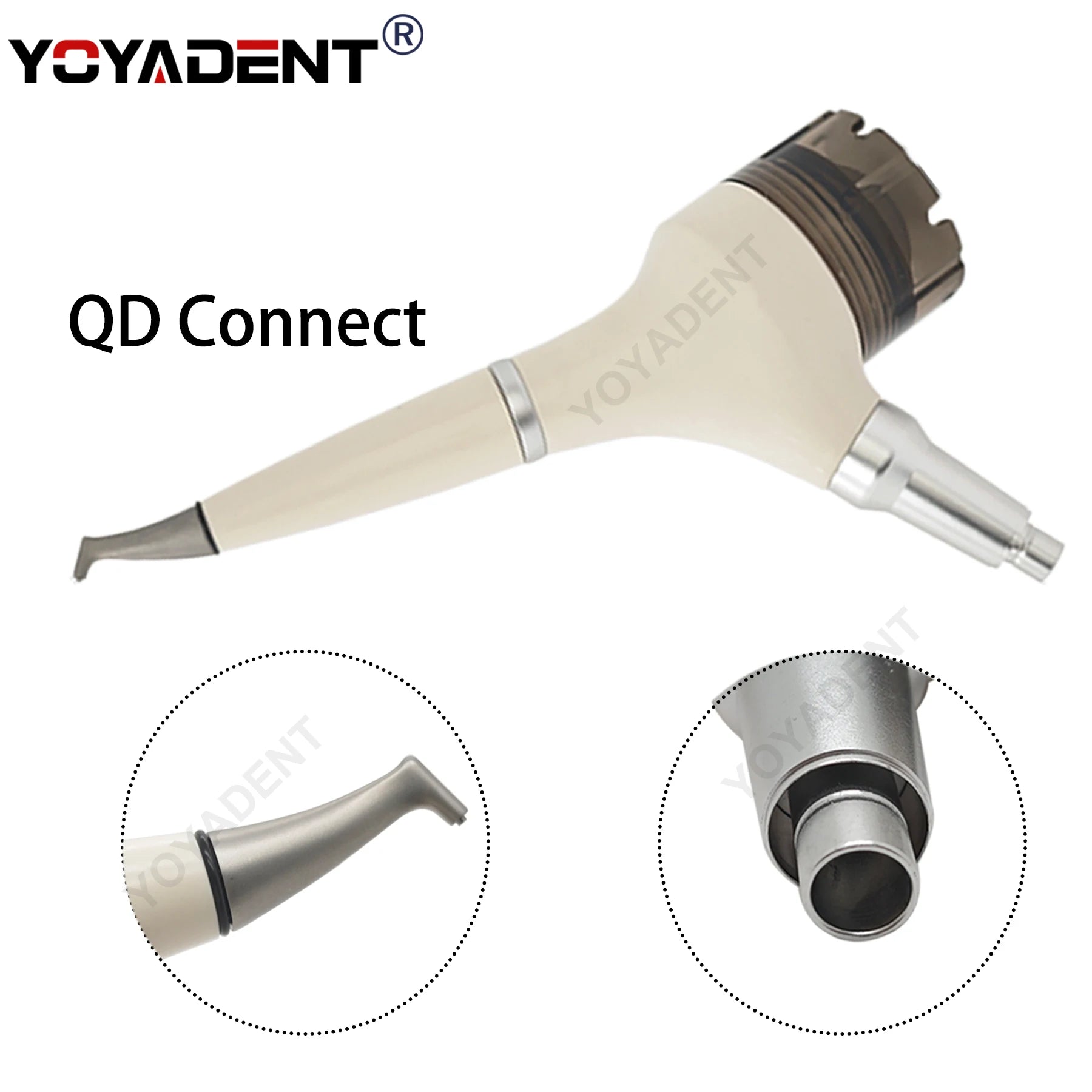 Dental Air Prophy Polisher Handpiece - Precision Cleaning AP40 Model Fascia Gun AP40-NSK QD Tidesmit