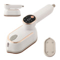 Tidesmit foldable handheld clothes steamer showing 3 gear temperature controls for portable garment wrinkle removal