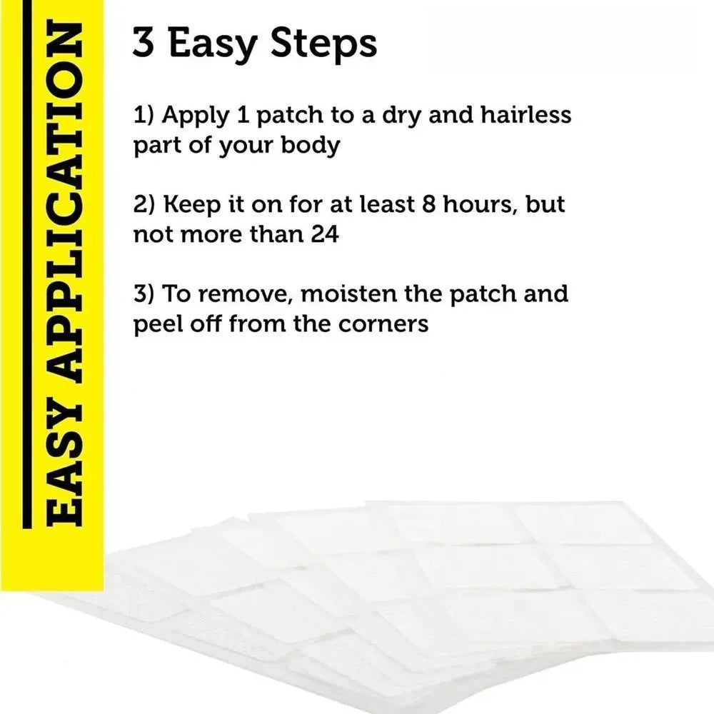 Tidesmit Red Panax Ginseng and Ginkgo Biloba energy patches for focus and performance application instructions.