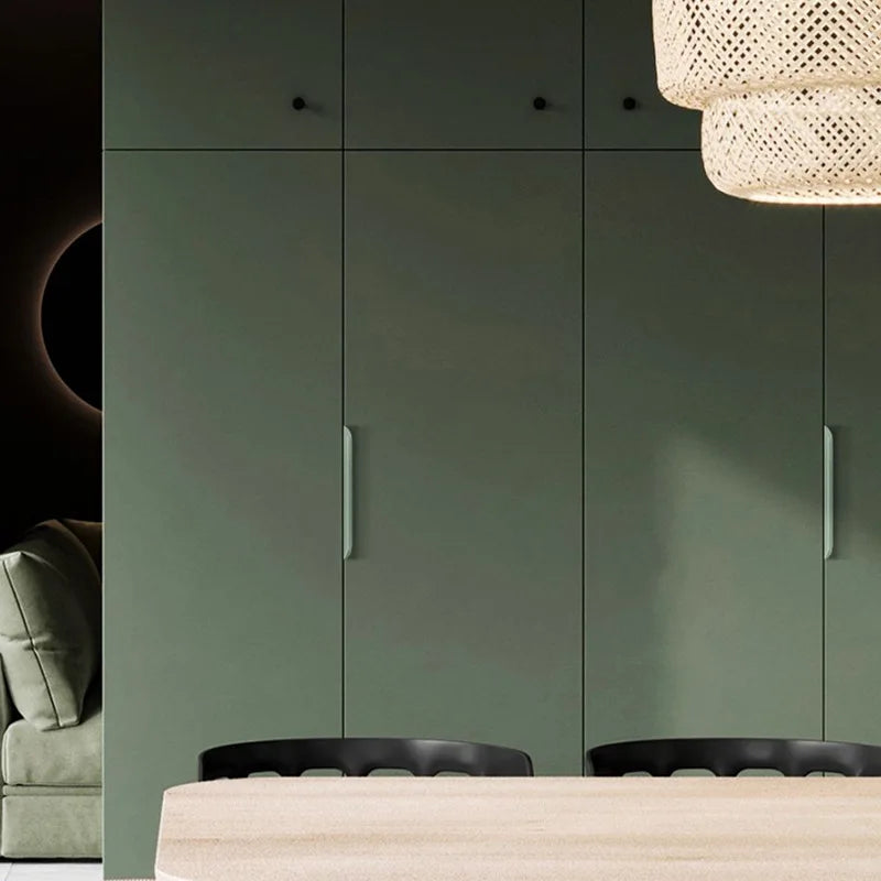 Invisible Wardrobe Handle Minimalist Modern Minimalist Cabinet Door Drawer Cashmere Gray Cabinet Furniture Hardware Small Handle