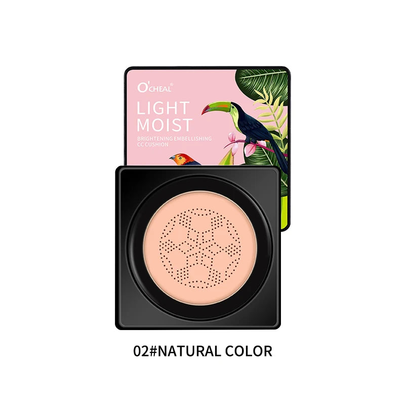 Tidesmit Mushroom Head BB Cream foundation texture close-up for flawless face makeup coverage and concealer finish