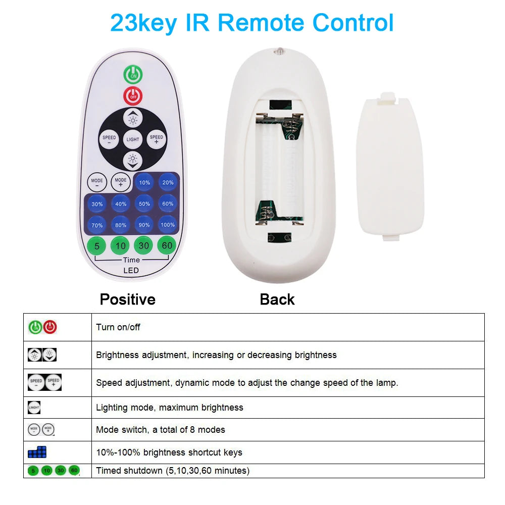 220V COB LED Neon Strip Light Wall Touch Wifi Bluetooth 23key Remote Control Power Kit Dimmable 288 LEDs Flexible Silicone Lamp