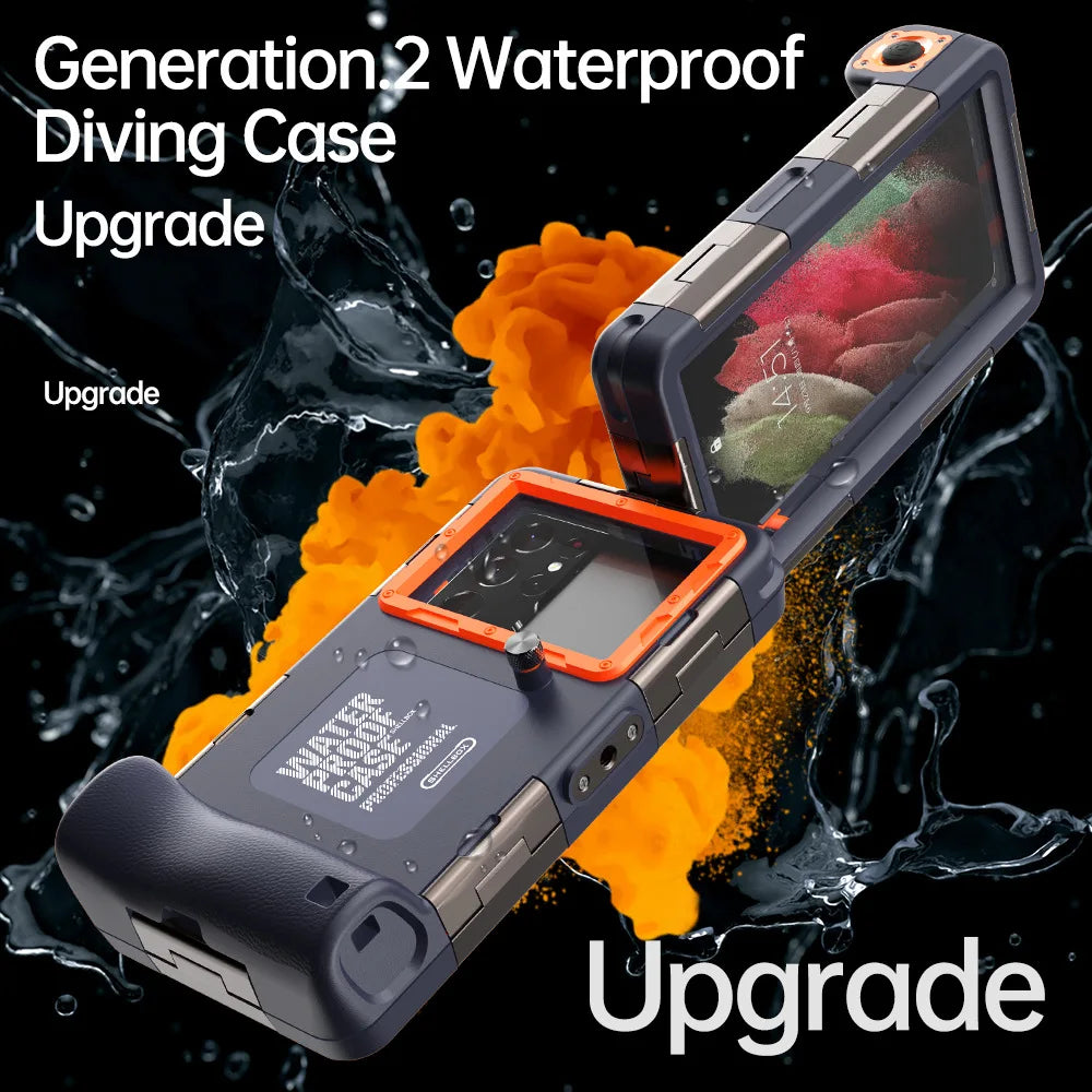 IP68 Waterproof Phone Case for Diving - Military-Grade Protection Button operation h China Mainland Tidesmit