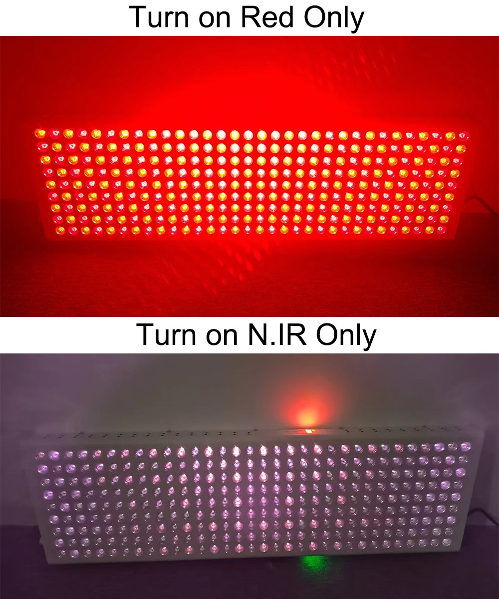 Dual Chip Red Light Therapy Panel Lamp 630nm 660nm Near Infrared Therapy Light 810nm 830nm 850nm LED Beauty Devices Face Body