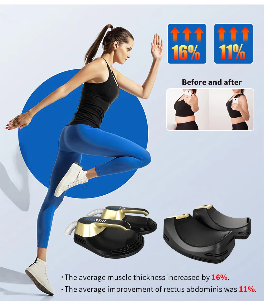 EMS Muscle Sculpting Machine | 6500W RF Body Toner by Tidesmit Body Shaping Massage Equipment Tidesmit