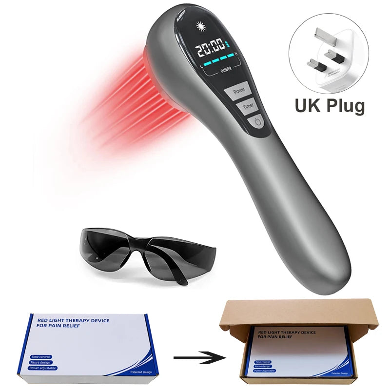 Hand-held Physical Treatment LllT Low-level Infrared Red Light Cold Laser Therapy Device For Relieve Neck Back Arthritis Pain