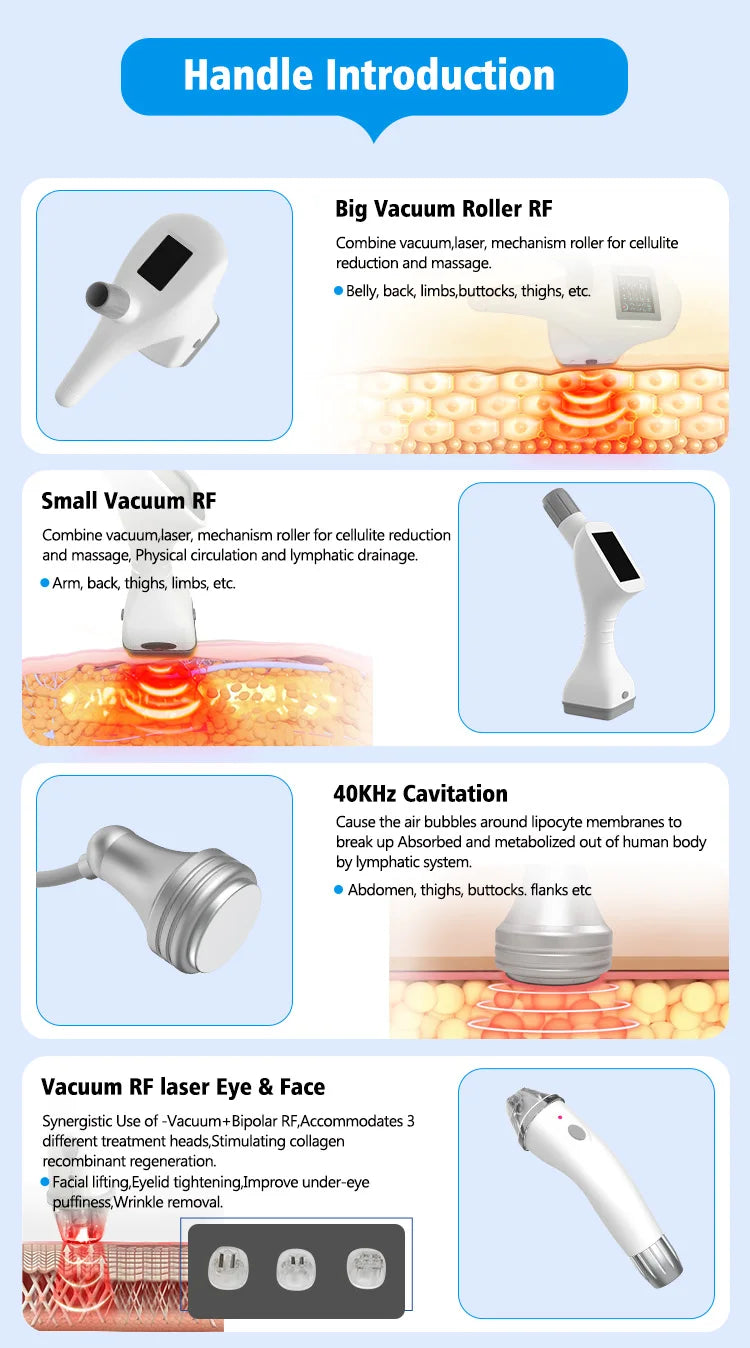 Professional Vacuum Massage Machine | Cellulite Reduction Body Shaper Body Shaping Massage Equipment Tidesmit