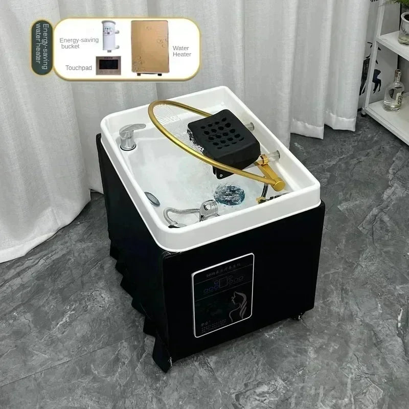 Portable Massage Chair with Shampoo Sink - Ergonomic Spa Station Massage Chairs SKU-2 Tidesmit