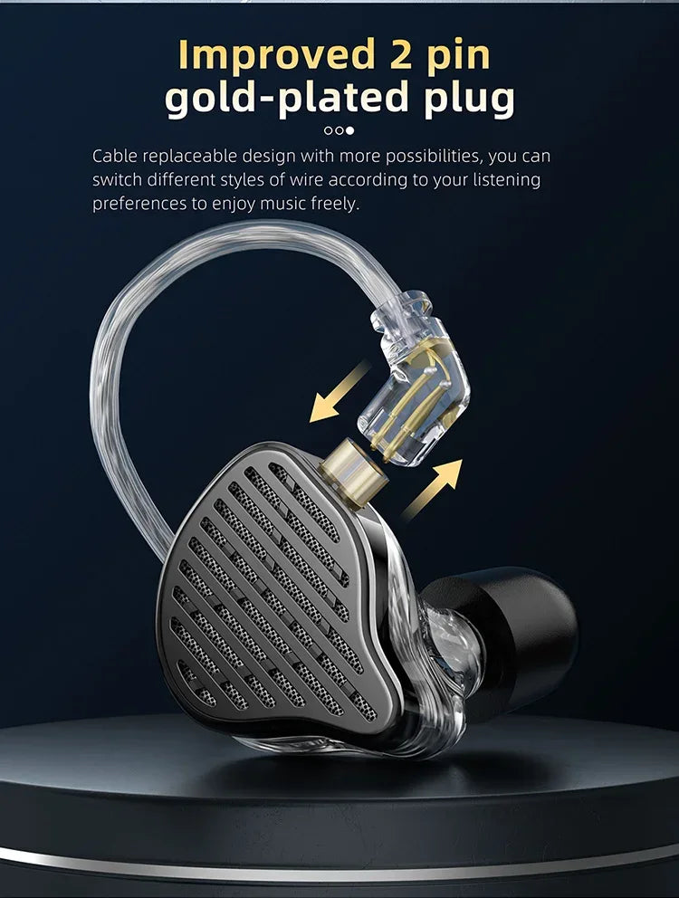 Planar Magnetic IEMs | 13.2mm Driver HiFi Wired Earbuds | Tidesmit Tidesmit