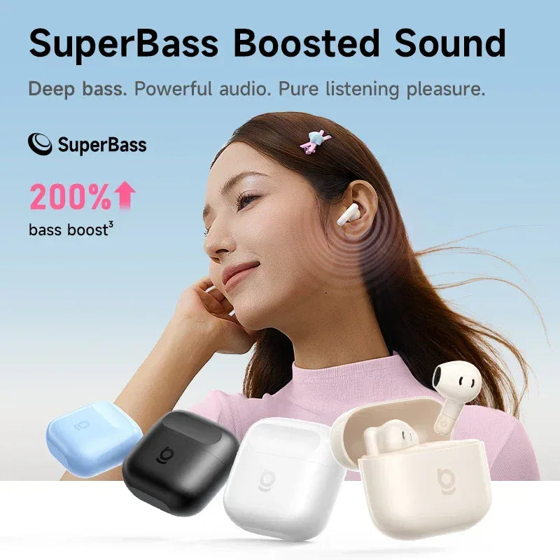 Wireless Earbuds Bluetooth 5.3 with AI ENC & 40H Battery | Tidesmit Tidesmit