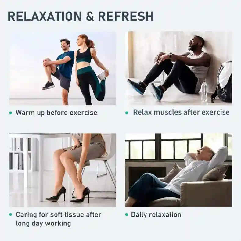 Electric Leg Massager With Remote Air Compression for Calf Therapy Relaxation Treatment Tidesmit