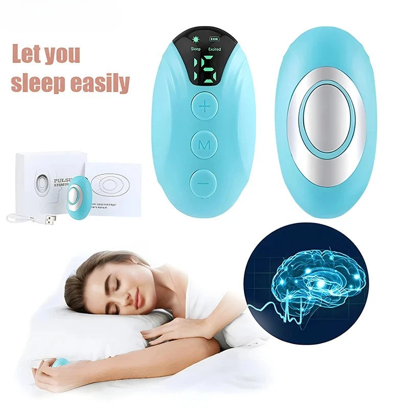 Microcurrent Sleep Aid Device | Portable Wellness Tool for Stress Relief Relaxation Treatment Tidesmit
