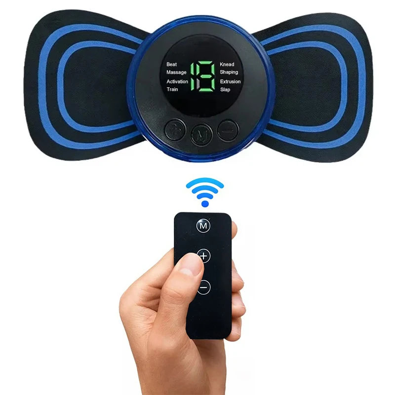 Portable Electric Massager for Muscle Relief - 8 Mode Wellness Device Massage Cushion RC 1PC Tidesmit