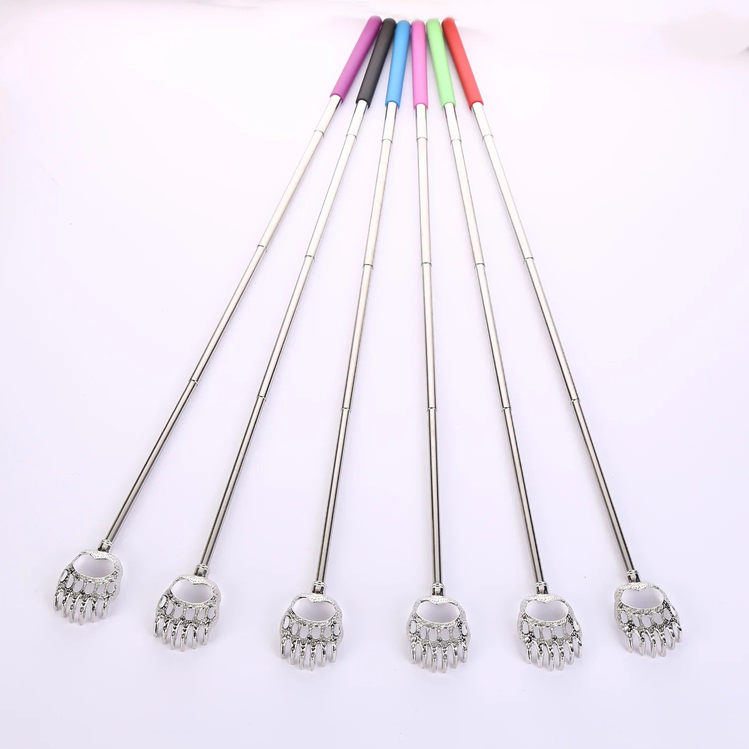 Telescopic Back Scratcher Stainless Steel Retractable Massager Back Massage Instrument Tidesmit