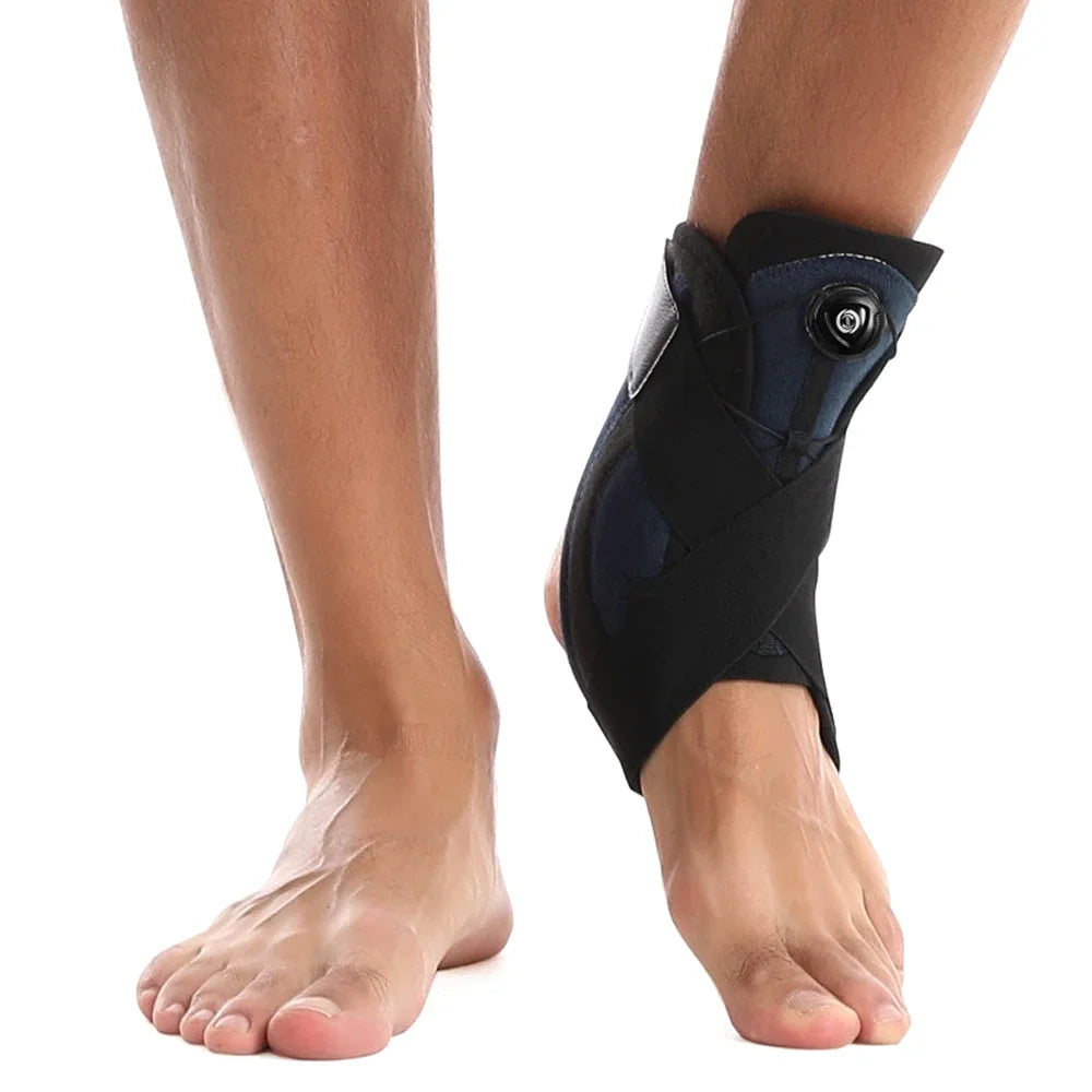 Adjustable BOA Ankle Brace Support Sport Fitness Ankle Protector Sprain Recovery Stabilizer Foot Care Pain Relief Ankle Wrap