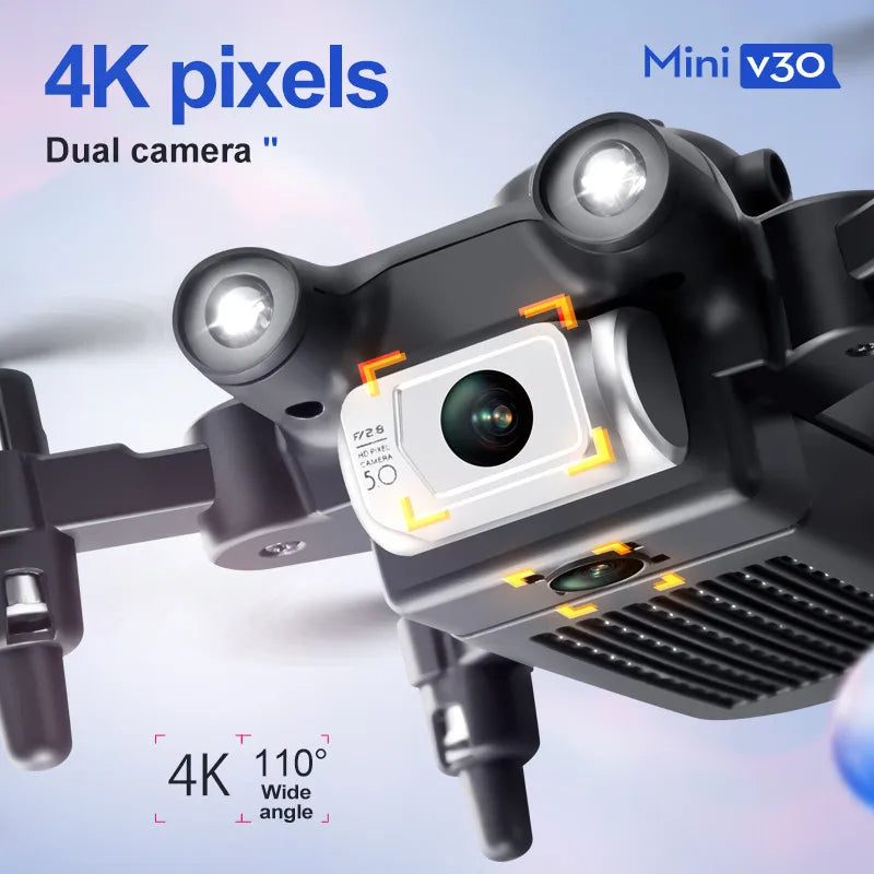 4K Camera Drone with Obstacle Avoidance - Foldable Beginner Quadcopter Tidesmit