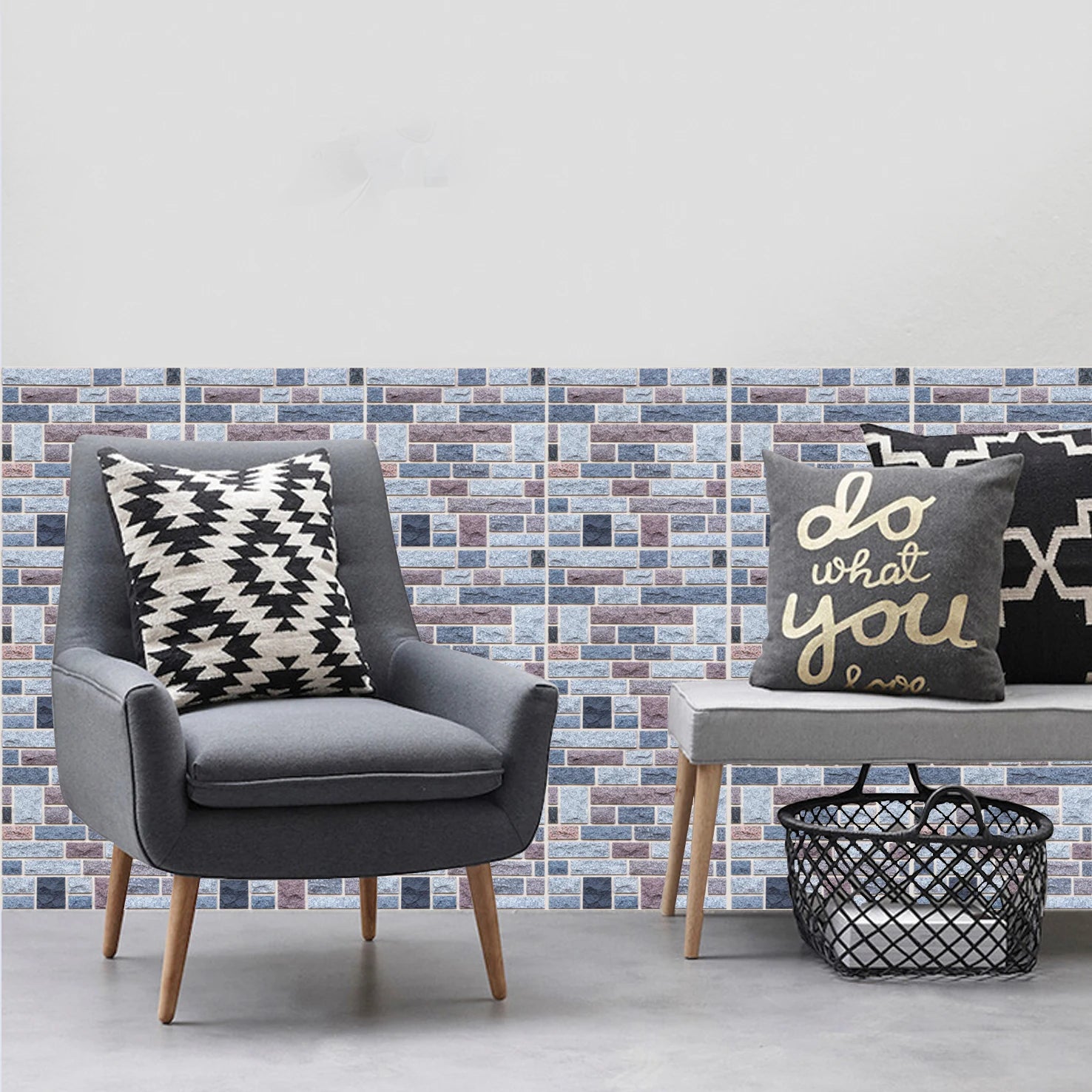 5/10Pcs Peel and Stick Tile Backsplash Thicker Design Marble Tiles 12"X12" Stick on Backsplash Self Adhesive Tiles for Any Room
