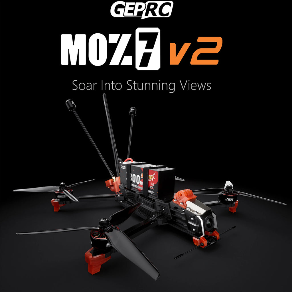 GEPRC MOZ7 V2 7-Inch Long Range FPV Drone - Reliable GPS Cinematic Kit Tidesmit