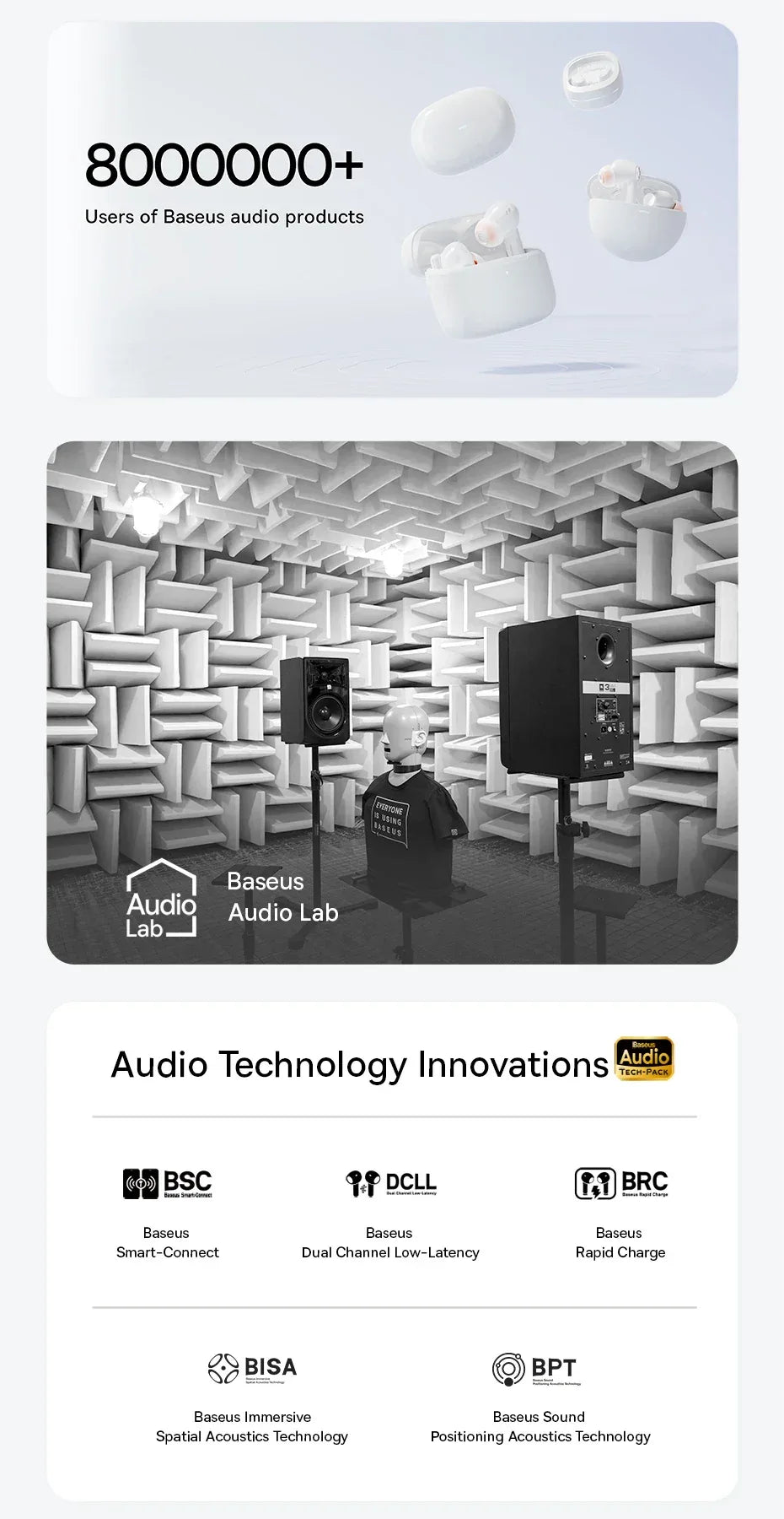 Baseus Bowie MF1/Eli 15i Fit Open-Ear Sport Wireless Earphones Bluetooth 5.4 EarHooks Big Bass Sport Earbuds 60Hrs Playtime Tidesmit