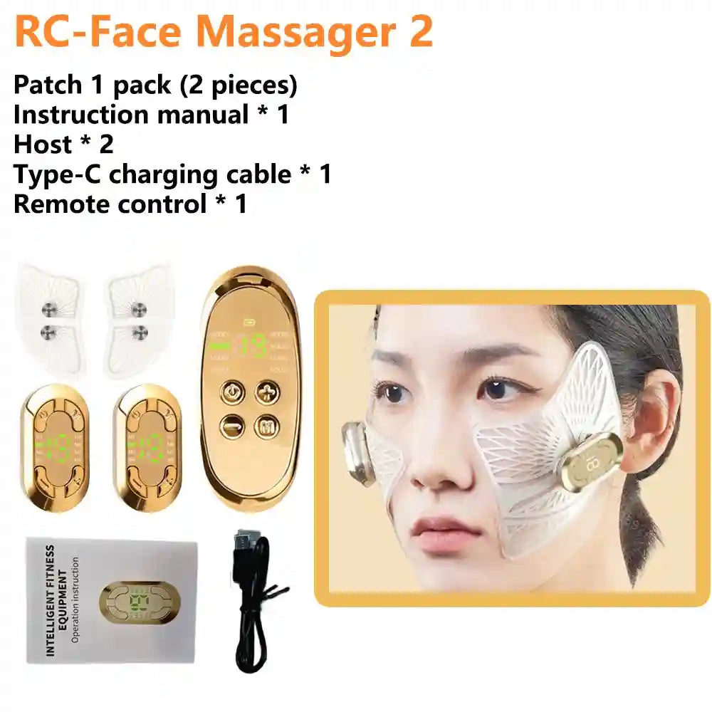 Microcurrent Eye Massager for Facial Lifting and Dark Circles Eye Massage Instrument RC-Face Massager 2 Tidesmit