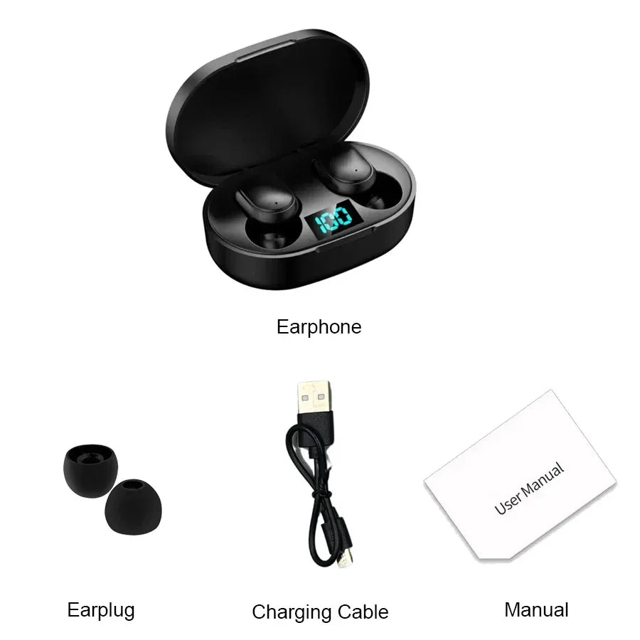 TWS Noise Cancelling Bluetooth Earbuds - Tidesmit Wireless Audio B Tidesmit