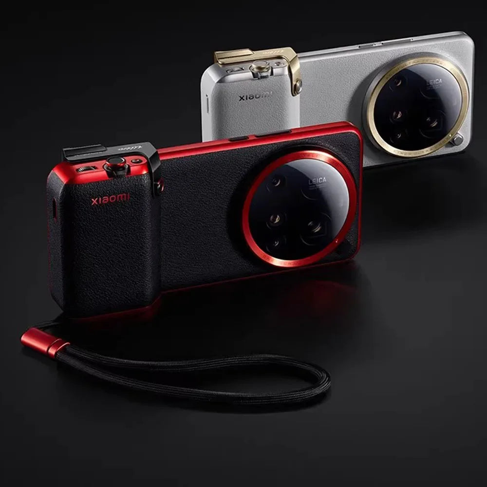 Xiaomi 15 Ultra Leather Camera Bag Case - Military-Grade Protection Tidesmit