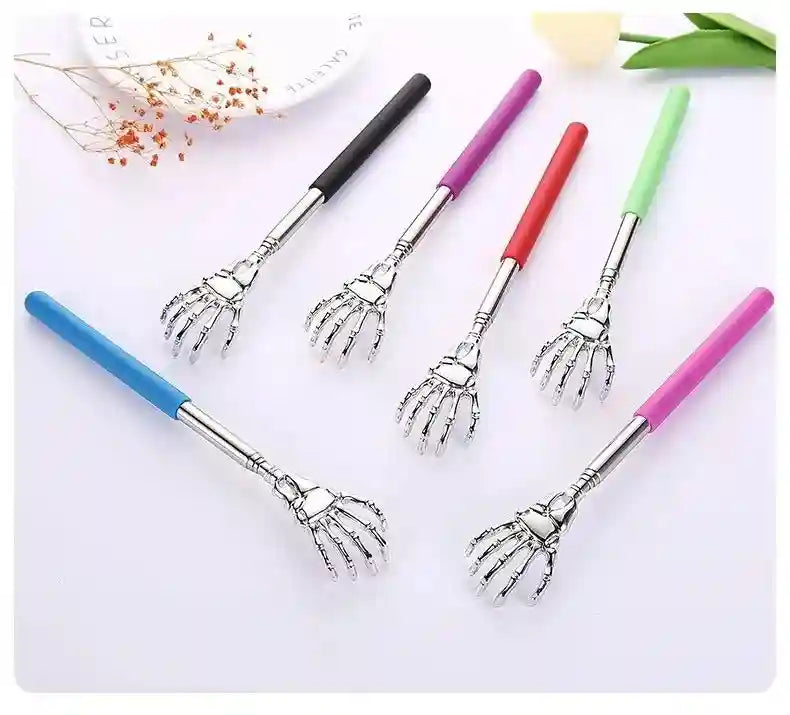 Extendable Stainless Steel Back Scratcher - Durable Manual Massager Massage Roller Tidesmit