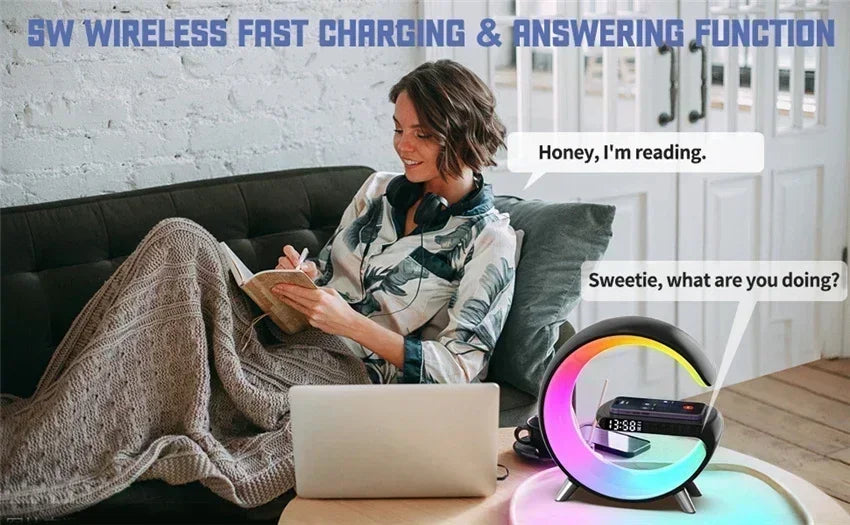 Wireless Bluetooth Speaker and Charging Station | Tidesmit Tech Tidesmit