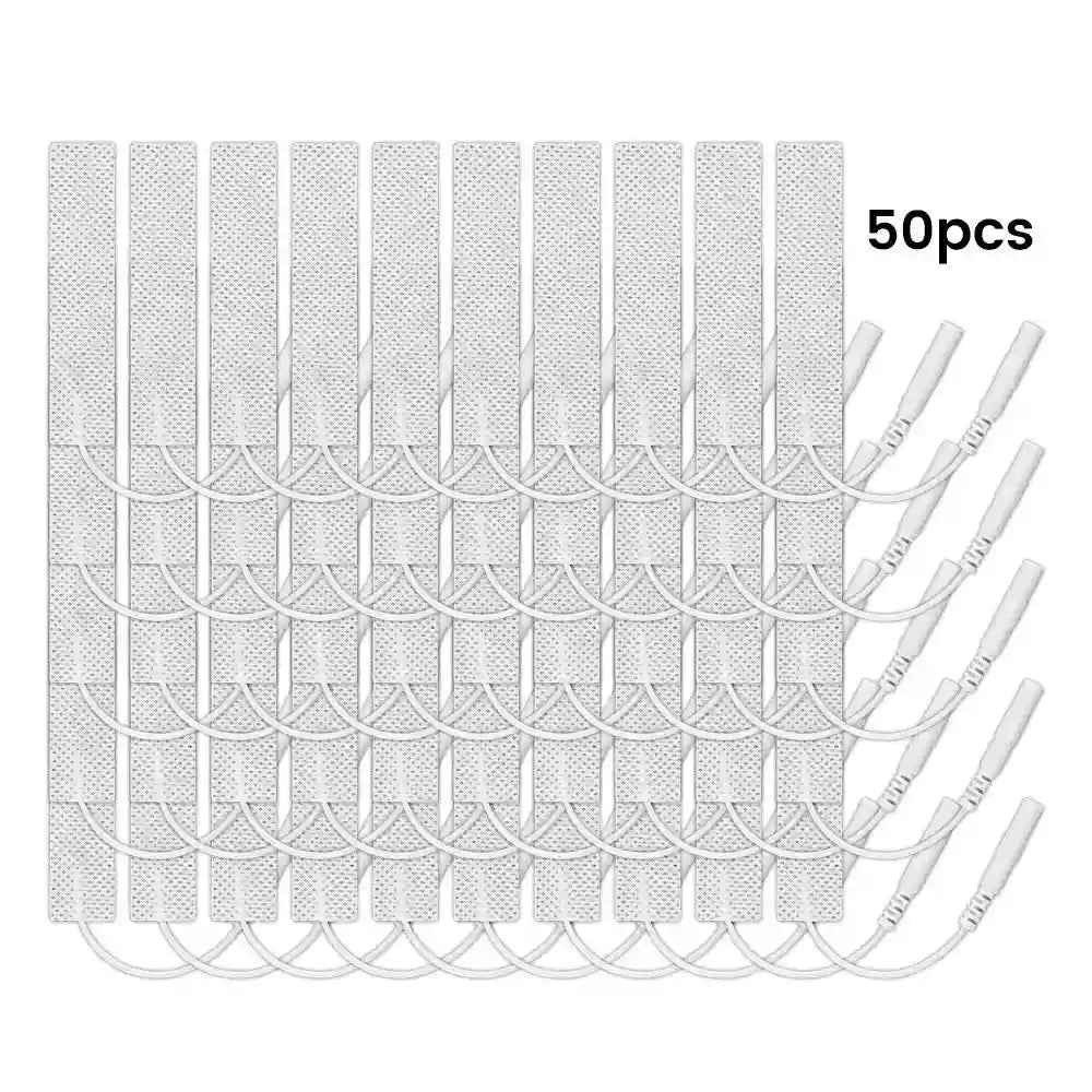 TENS Unit Electrode Replacement Pads - Medical Grade Self-Adhesive Set Massage Roller 50pcs(25 pack)1x7cm Tidesmit