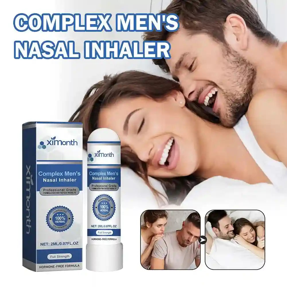 Men's Nasal Sniffing Stick - Energizing Aromatherapy & Lip Care Lip Care Tidesmit