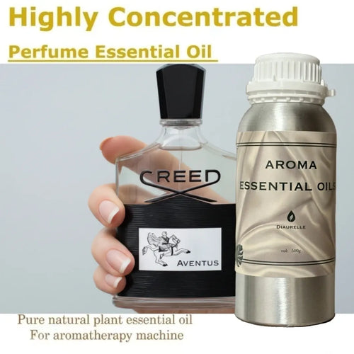 Creed Aventus inspired essential oil in silver bottle for wellness aromatherapy.
