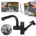 Kitchen Faucet with Pull Down Sprayer, Stainless Steel Sink Faucet for Classic Modern Ktichen, with Side Sprayer