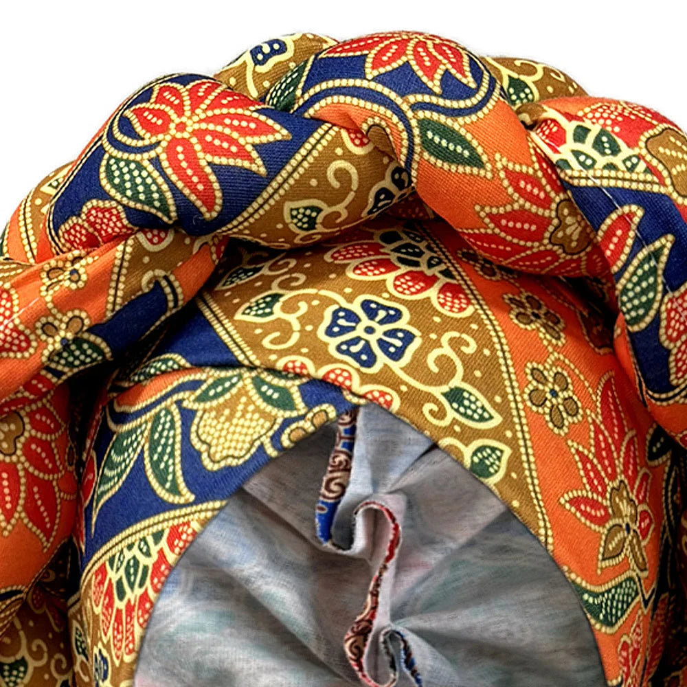 African Headtie Bonnet Hat Turban for Women Muslim Head Wrap Nigerian Scarf Braid Hijab Femme Chemo Caps Cover