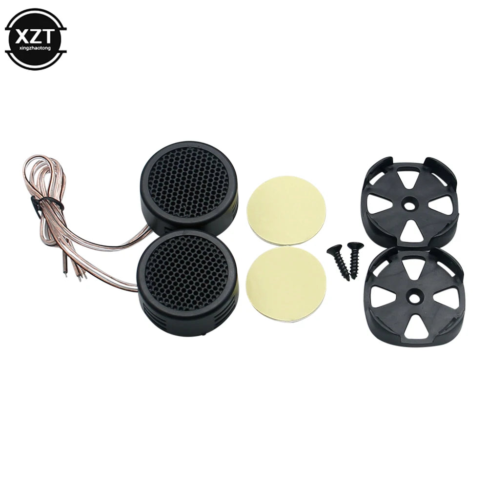 1Pair Universal High Efficiency Mini Dome Tweeter Loudspeaker 2x 500W Loud Speaker Super Power Audio Sound for Car Accessory