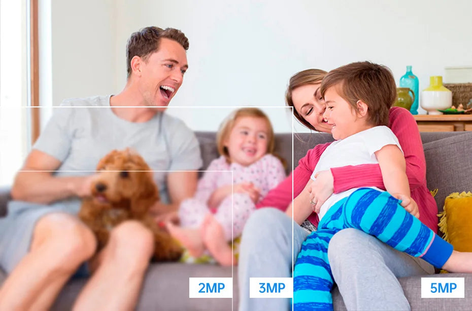 Fuers 5MP WiFi Camera Works With Tuya Smart Home Indoor Wireless IP Surveillance Camera AI Detect Security Baby Monitor