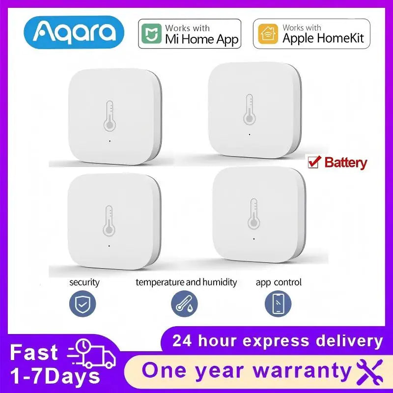 Aqara Temperature Humidity Sensor Zigbee Smart Air Pressure Environment Smart Control Smart Home For Xiaomi Mi home Homekit App