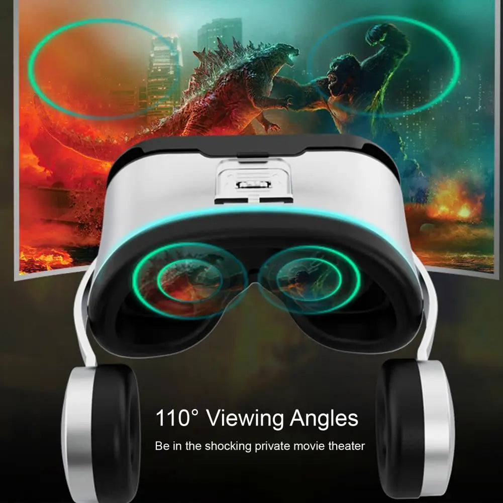 VR Headset for Smartphones: Immersive Smart Glasses with Spatial Audio Tidesmit