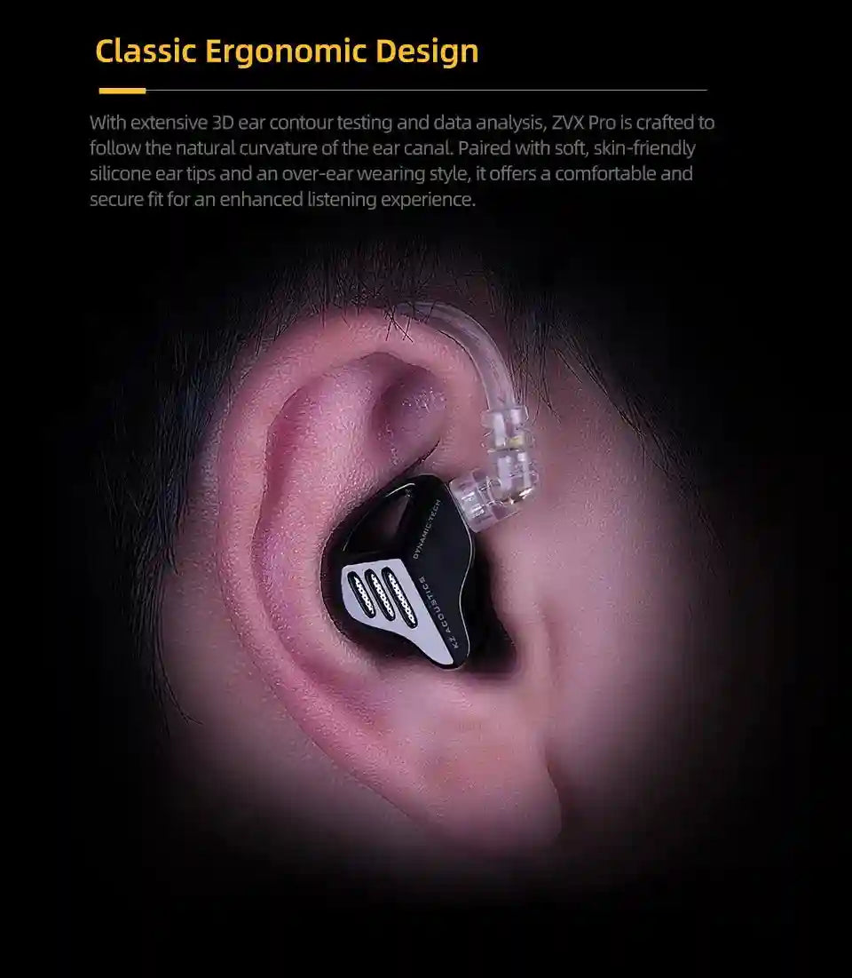 In Ear Monitor Headphones – Metal HiFi Bass Earbuds with Mic Tidesmit