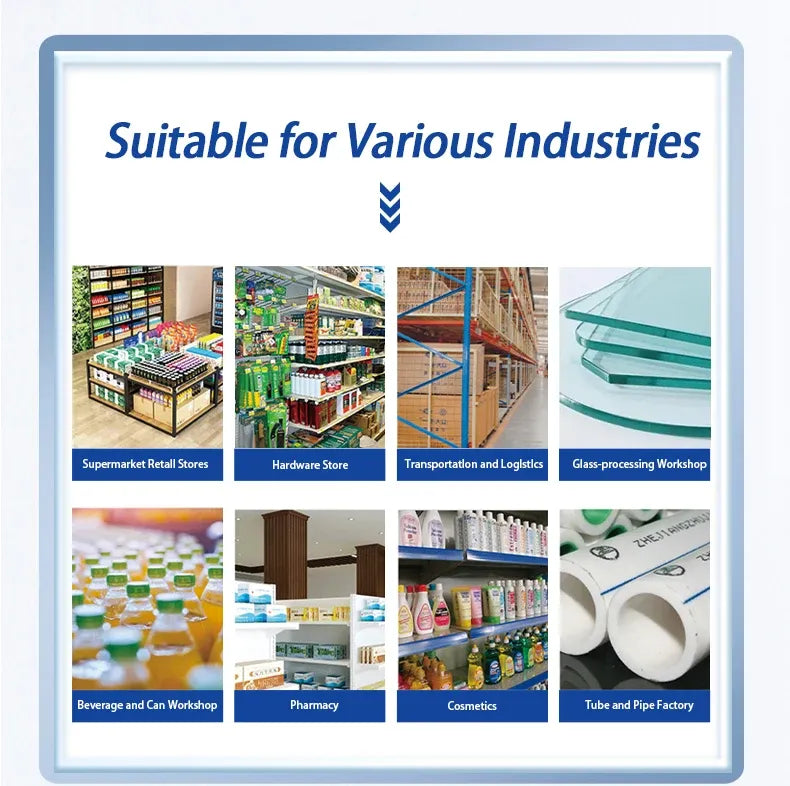 Handheld inkjet printer in an industries-use display graphic