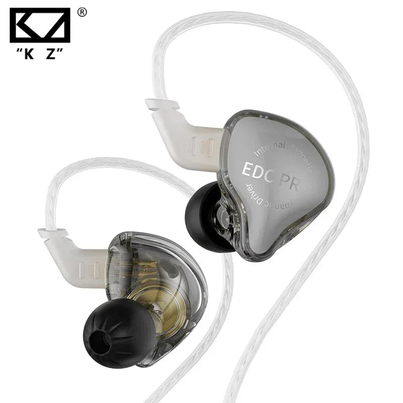 KZ EDC PRO HIFI 3.5MM AUX Wired Earphone Dynamic High Performance Monitor In-Ear Earbuds IEM Detachable Cable Harman EDXPRO Lite Tidesmit