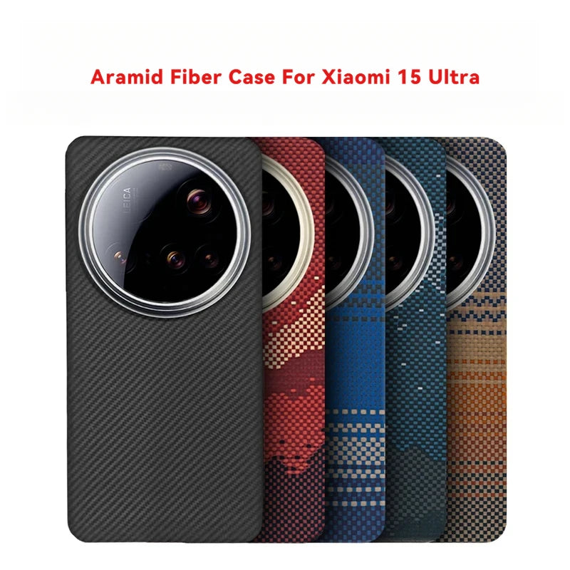 Xiaomi 15 Ultra Carbon Fiber Case | Slim MagSafe Aramid Protection Tidesmit
