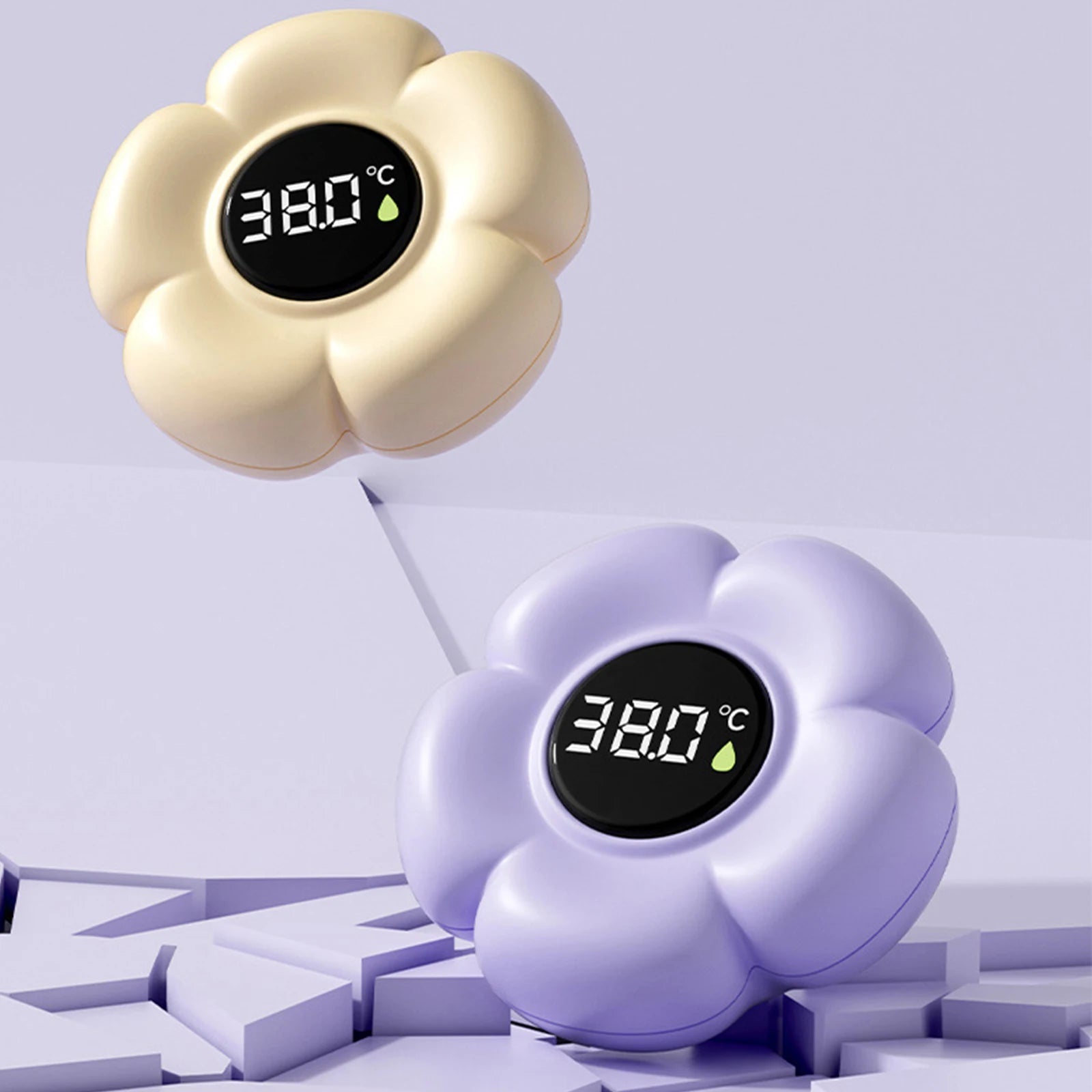 Baby Bath Temperature Meter Floating Water Thermometer with LED Display & Color Alerts Temperature Tester Waterproof Digital