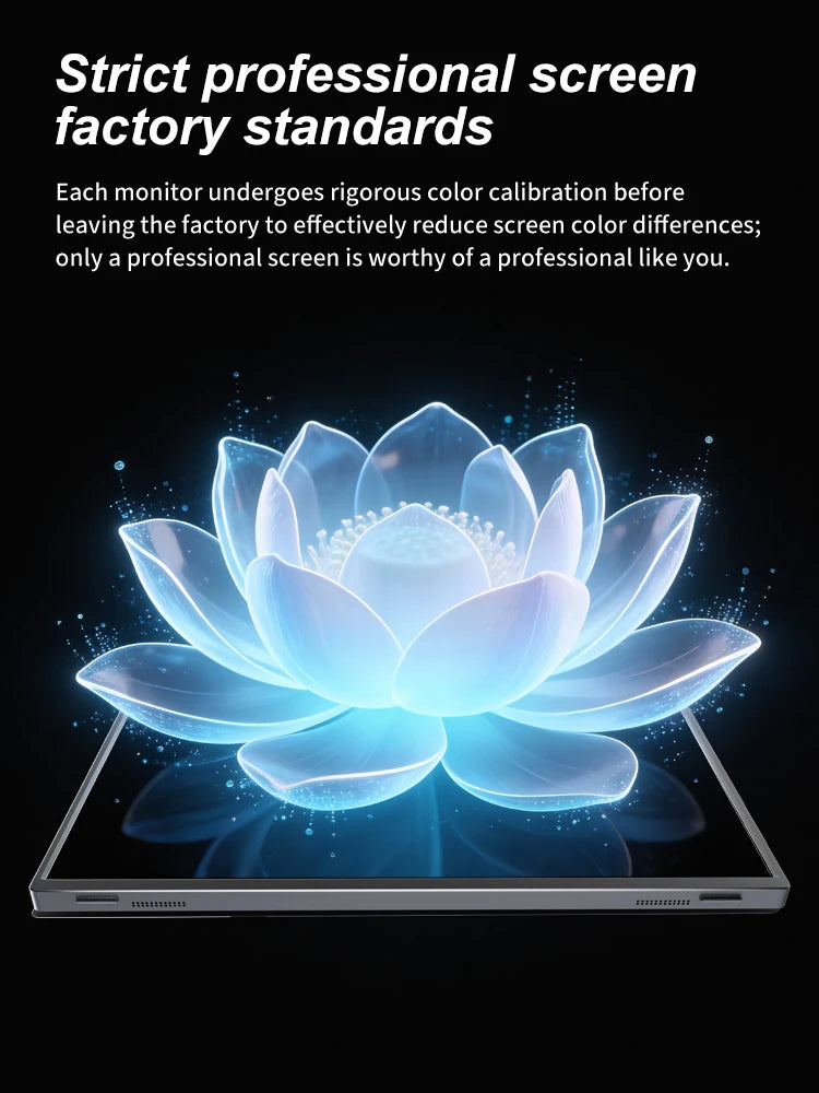 16" 2.5K 165hz 144hz Portable Monitor 1920*1200 16:10 100%sRGB 450Cd/m² Travel Gaming Display for Laptop Switch ps4 ps5 Xbox