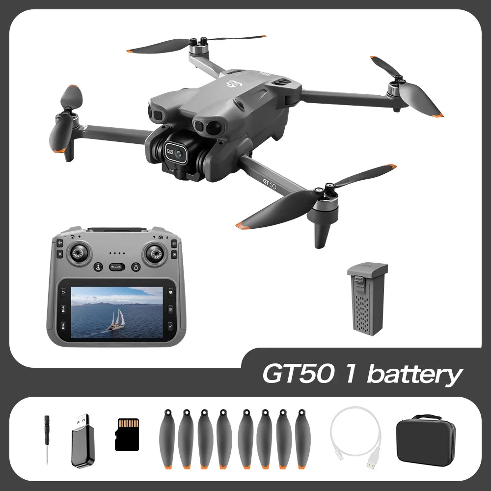 Mini 4K Camera Drone - Foldable GPS Drone with Obstacle Avoidance GT50-1B Tidesmit
